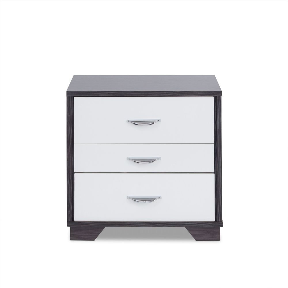 Eloy Accent Table White & Black. Picture 3