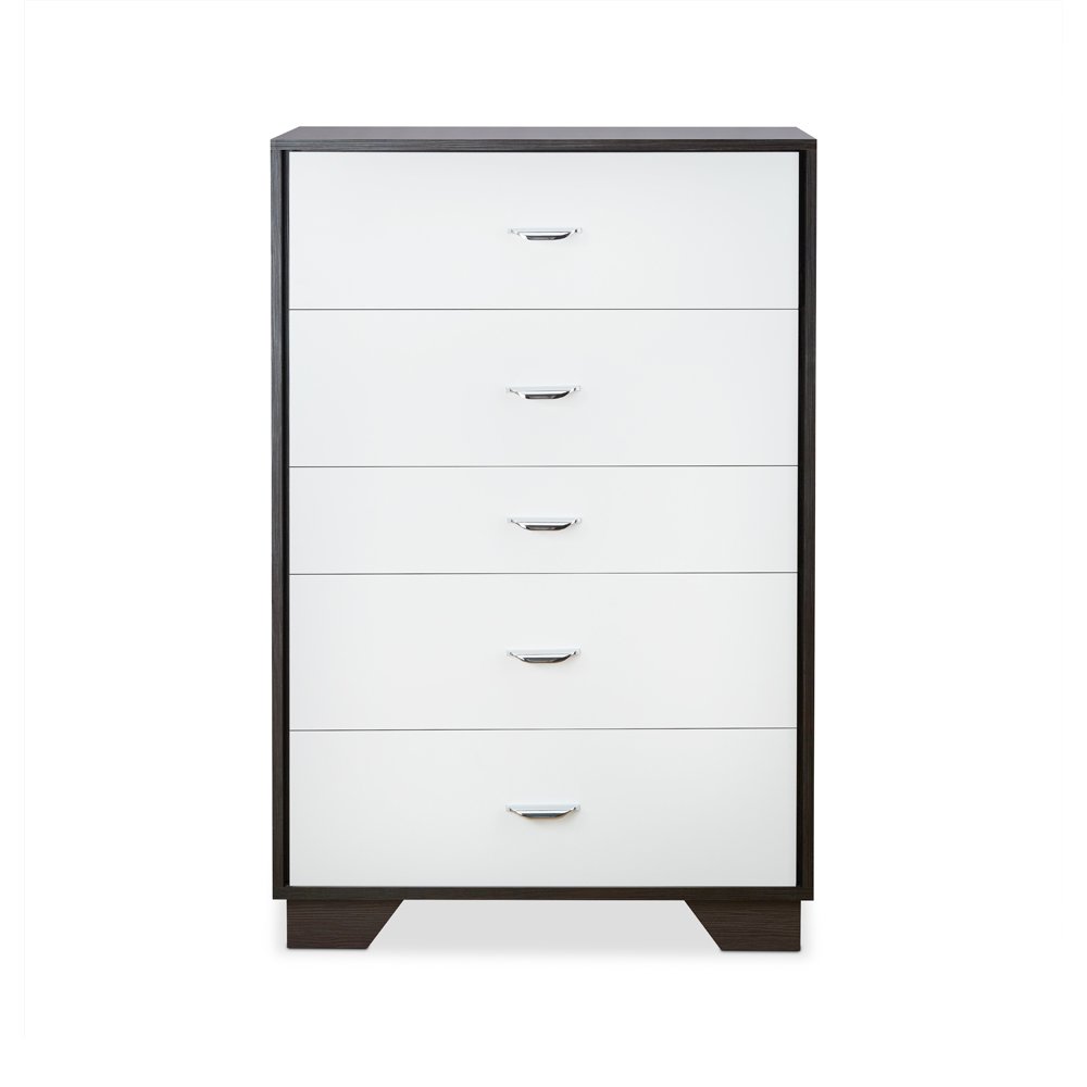 Eloy Chest White & Espresso. Picture 3