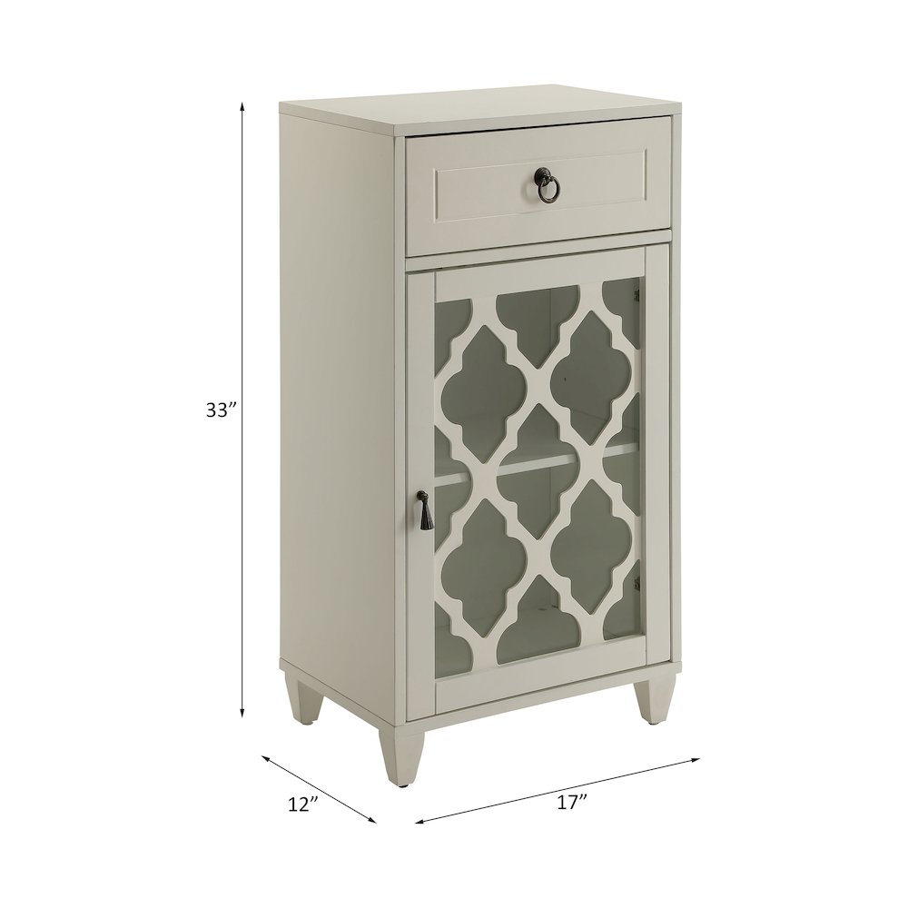 Ceara Accent Table White. Picture 7