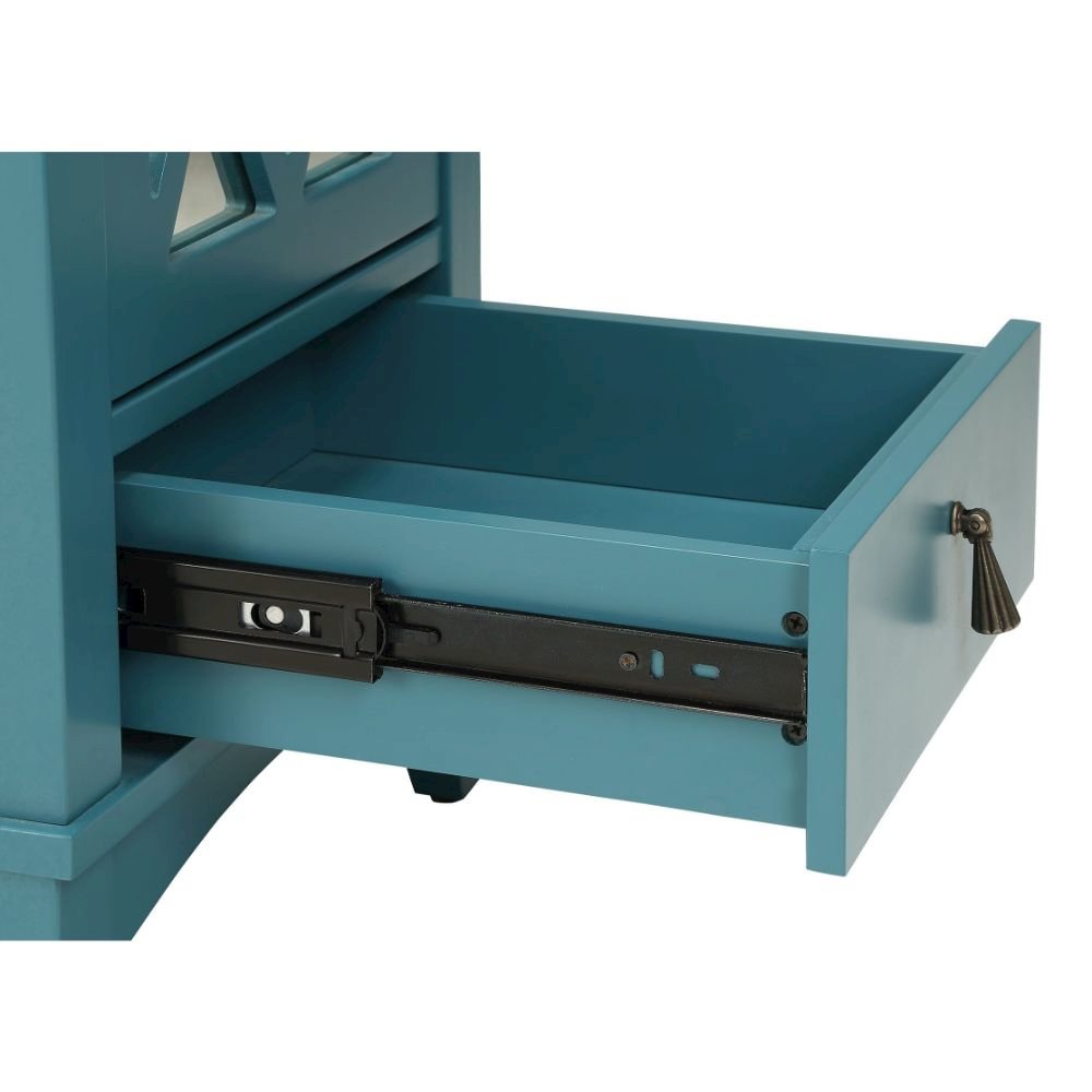 Ceara Accent Table Teal. Picture 4