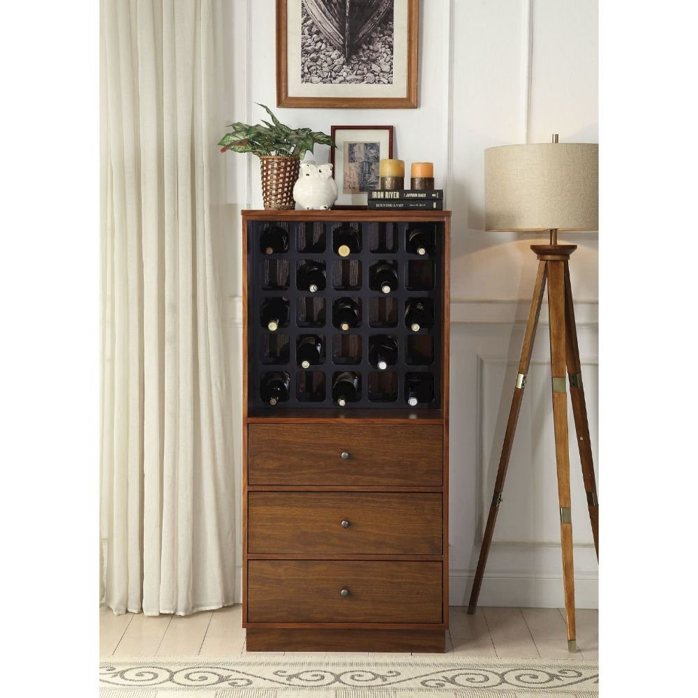 Wiesta Wine Cabinet Walnut. Picture 8