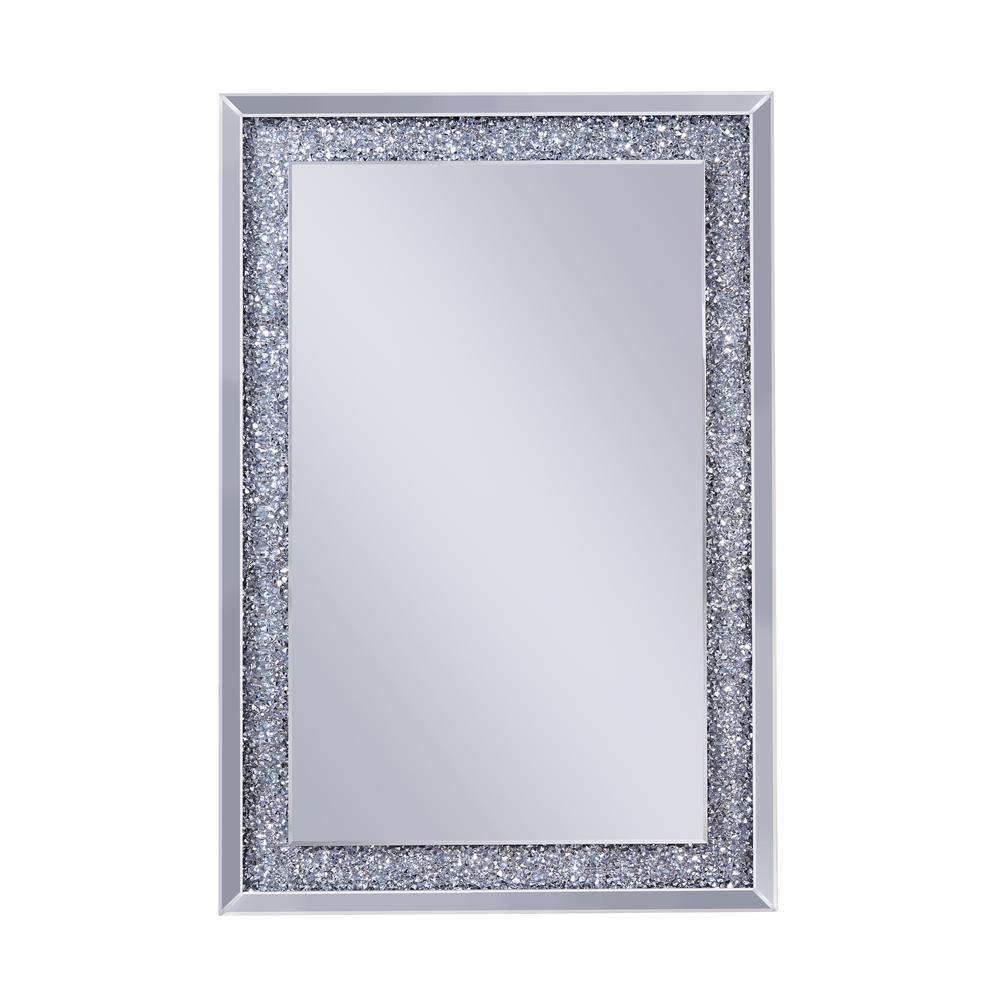 Kachina Accent Mirror Mirrored & Faux Gems. Picture 5