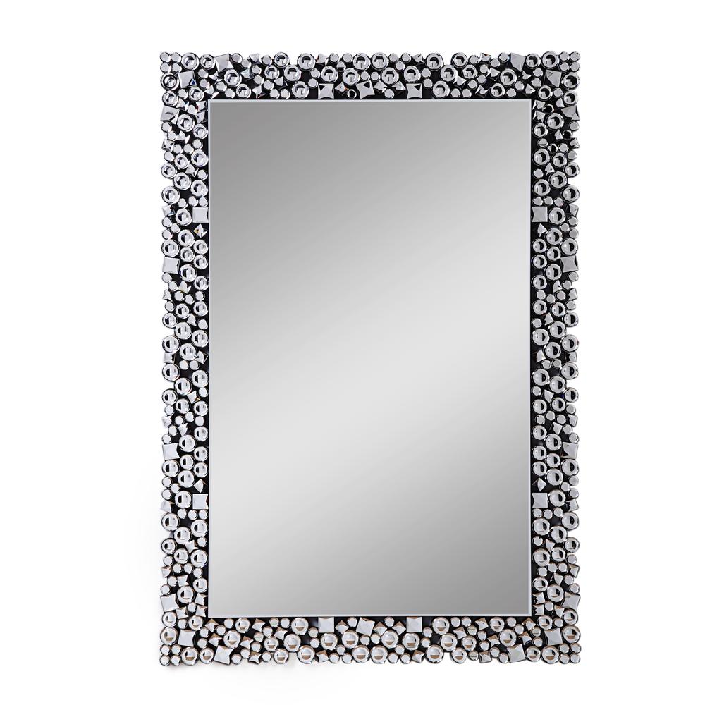 Kachina Accent Mirror Mirrored & Faux Gems. Picture 6