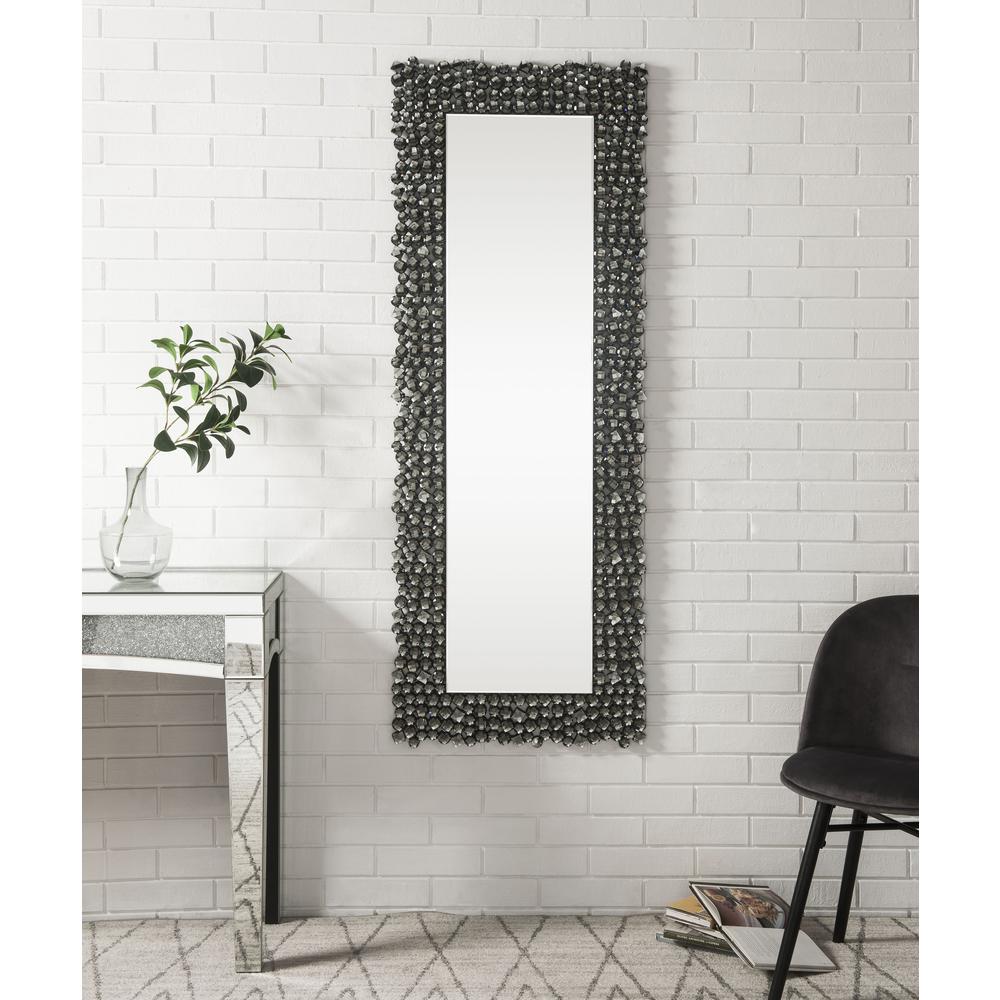 Kachina Accent Mirror Mirrored & Faux Gems. Picture 3