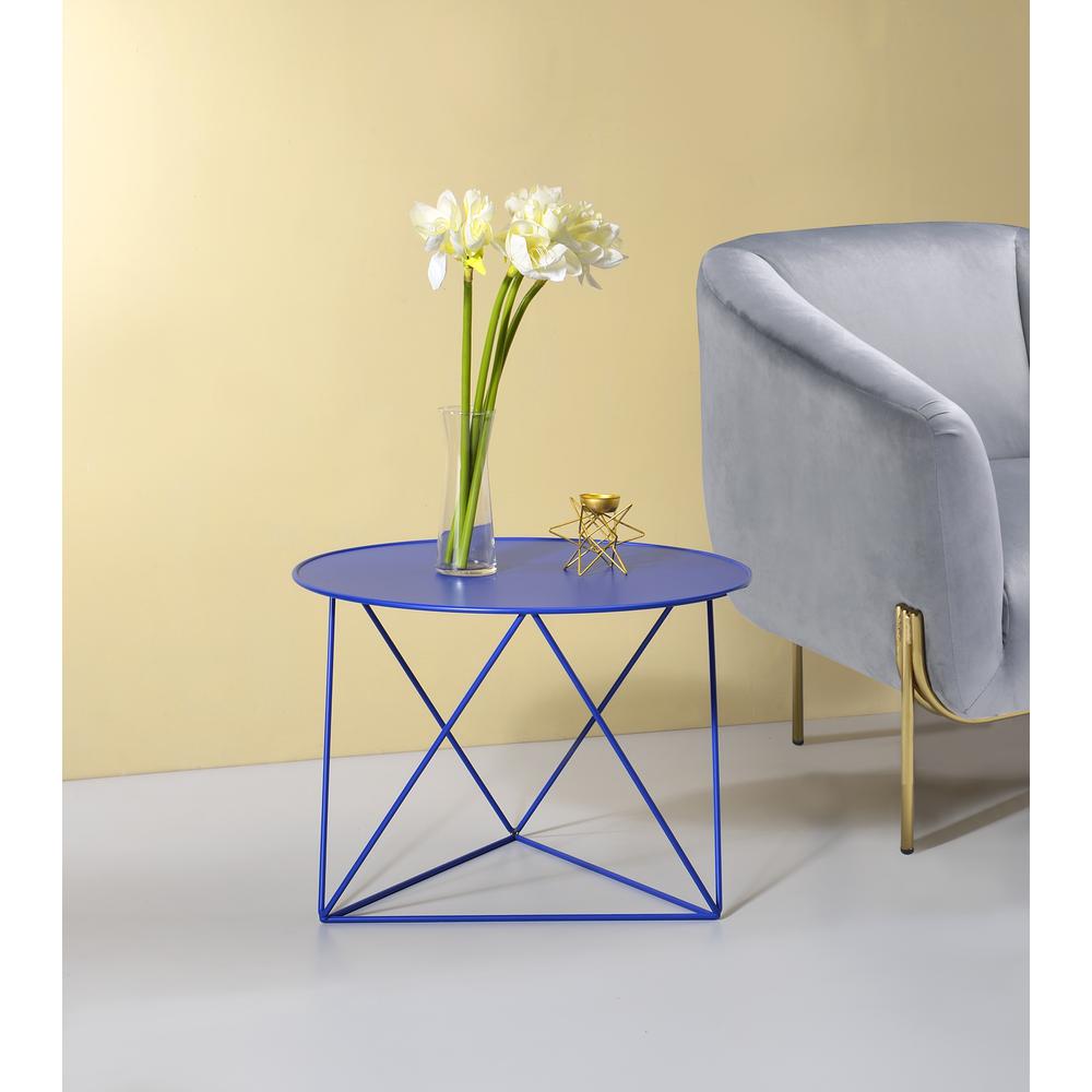 Epidia Accent Table Blue. Picture 2