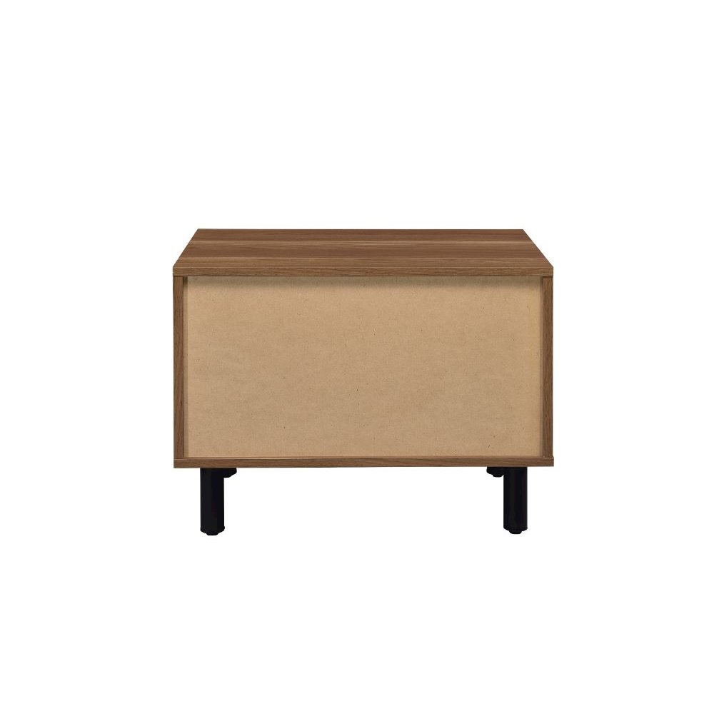 Trolgar Accent Table Brown Oak & Black. Picture 3