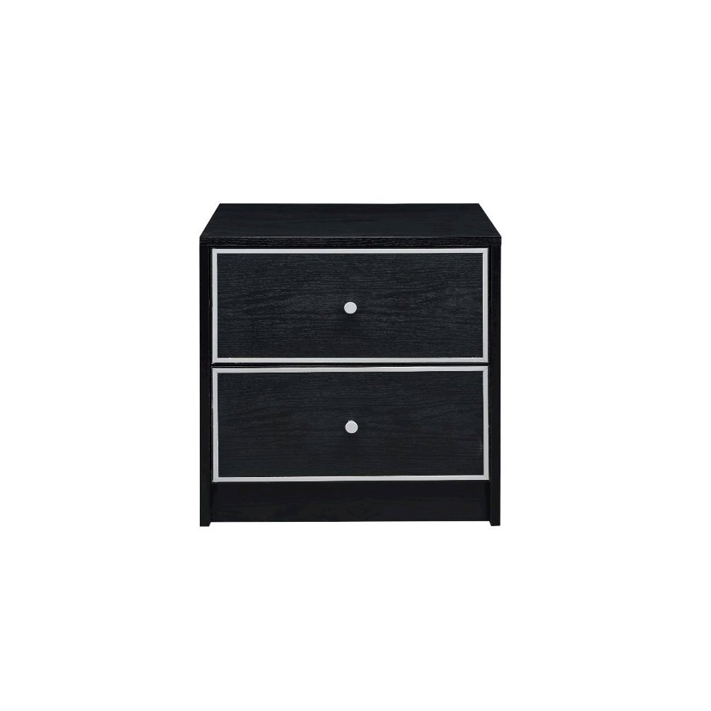 Jabir Accent Table Black & Silver. Picture 4