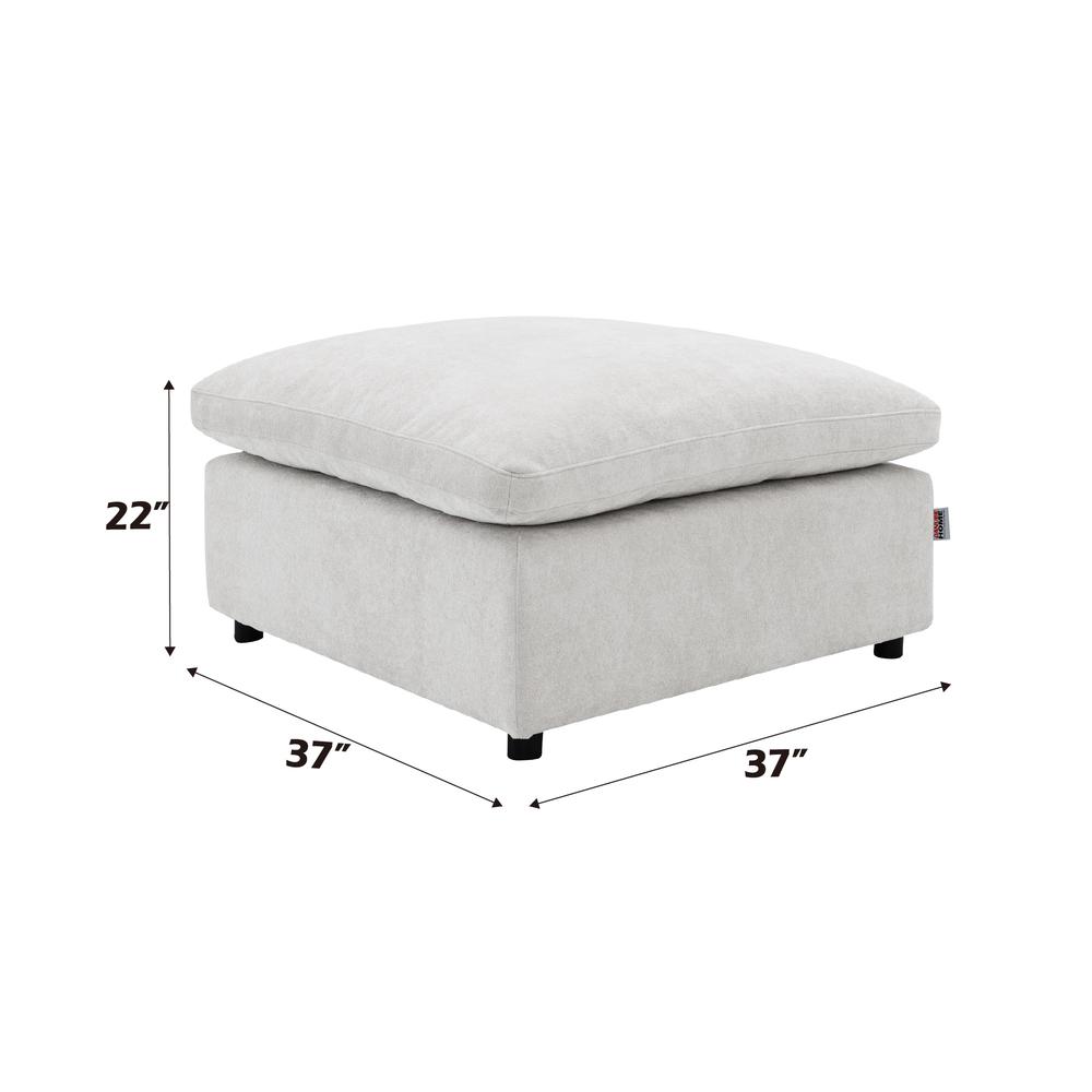 Naveen Modular - Ottoman Ivory Linen. Picture 4