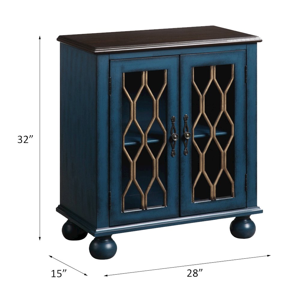Lassie Console Table Antique Blue. Picture 5