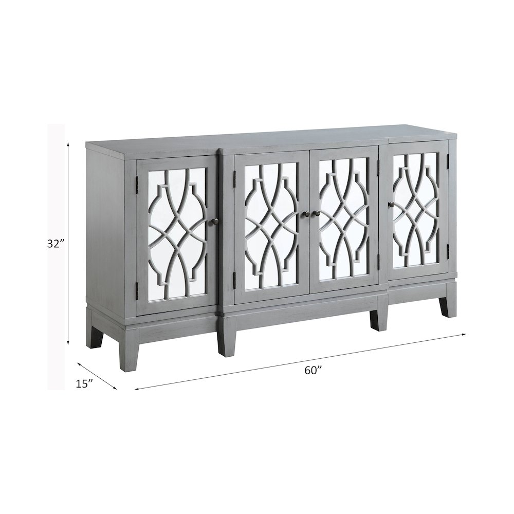 Magdi Console Table Antique Gray. Picture 5
