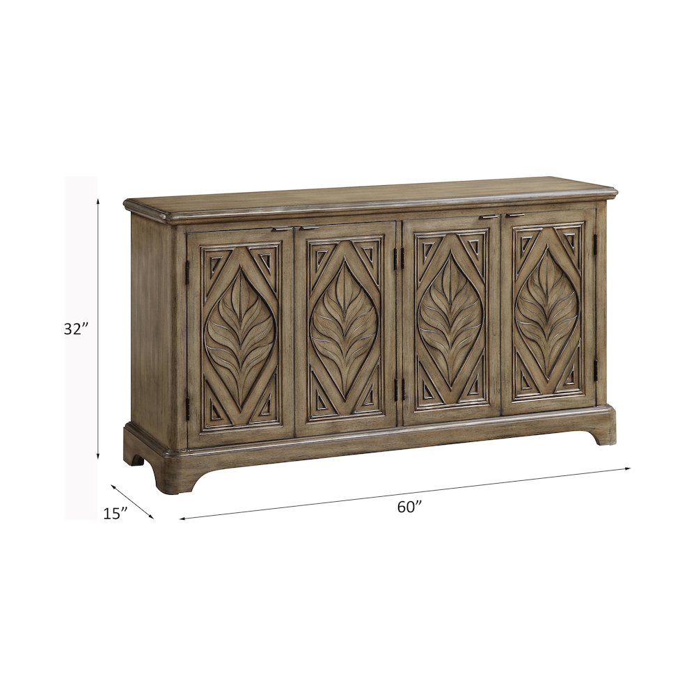 Orana Console Table Oak. Picture 5
