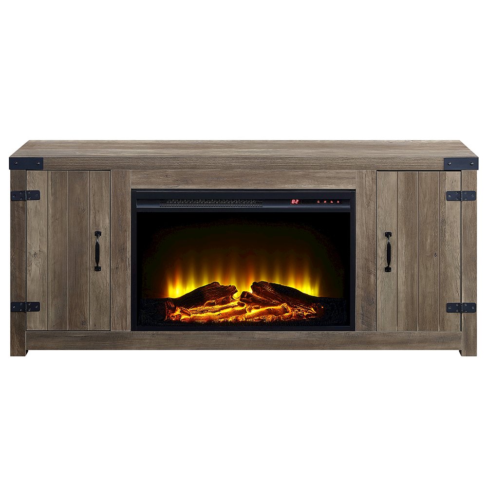 Tobias Fireplace (Include 91617FIR) Rustic Oak. Picture 3