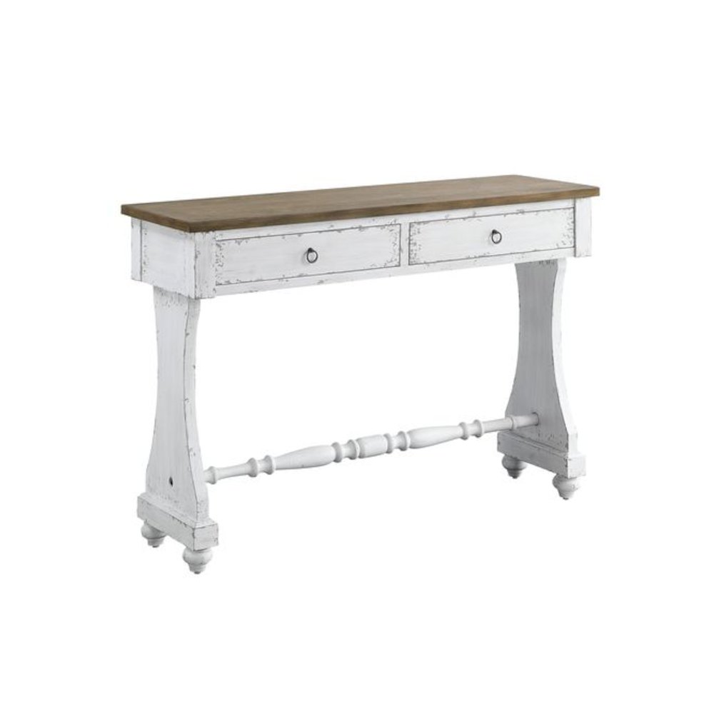 Carminda Console Table Antique White. Picture 2