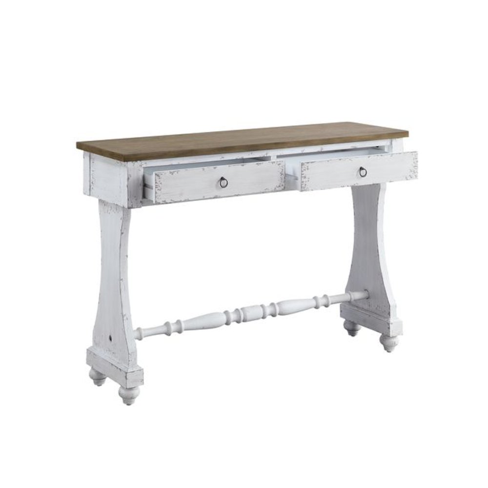 Carminda Console Table Antique White. Picture 4