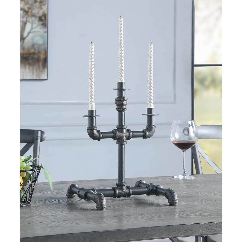 Brantley Candle Holder Sandy Gray. Picture 1
