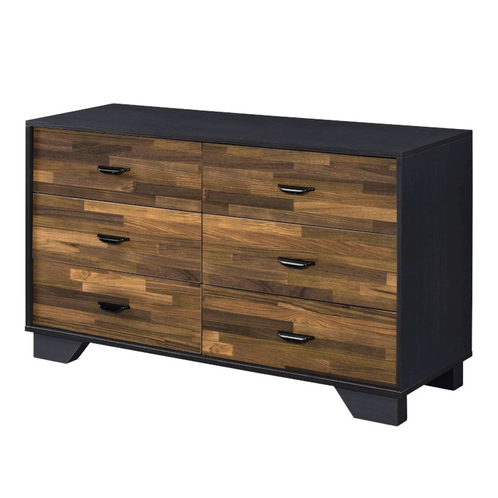 Eos Dresser Walnut & Black. Picture 2