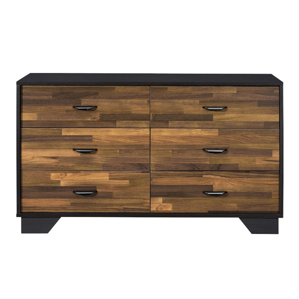 Eos Dresser Walnut & Black. Picture 3