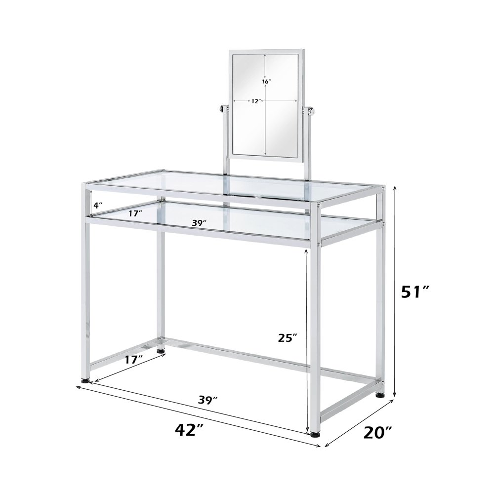 Coleen Vanity Set Chrome. Picture 7