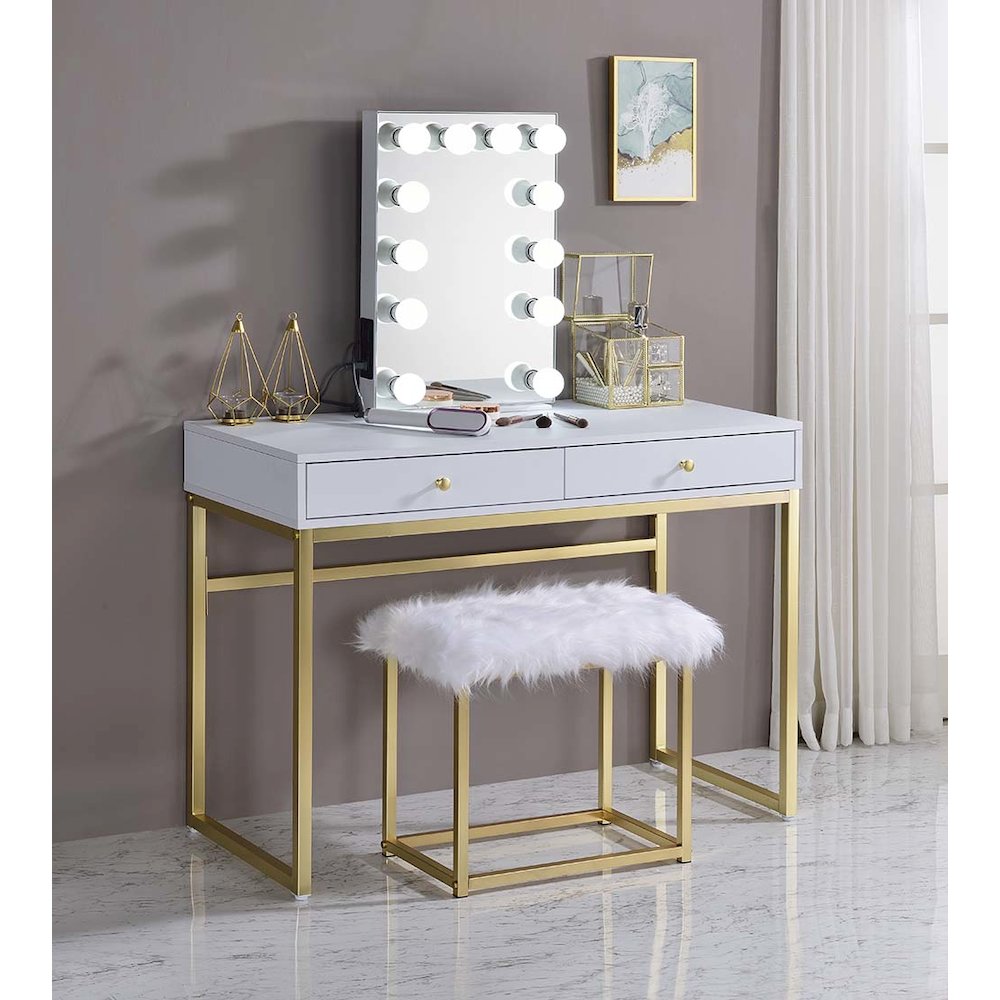 Asa Accent Mirror White. Picture 4
