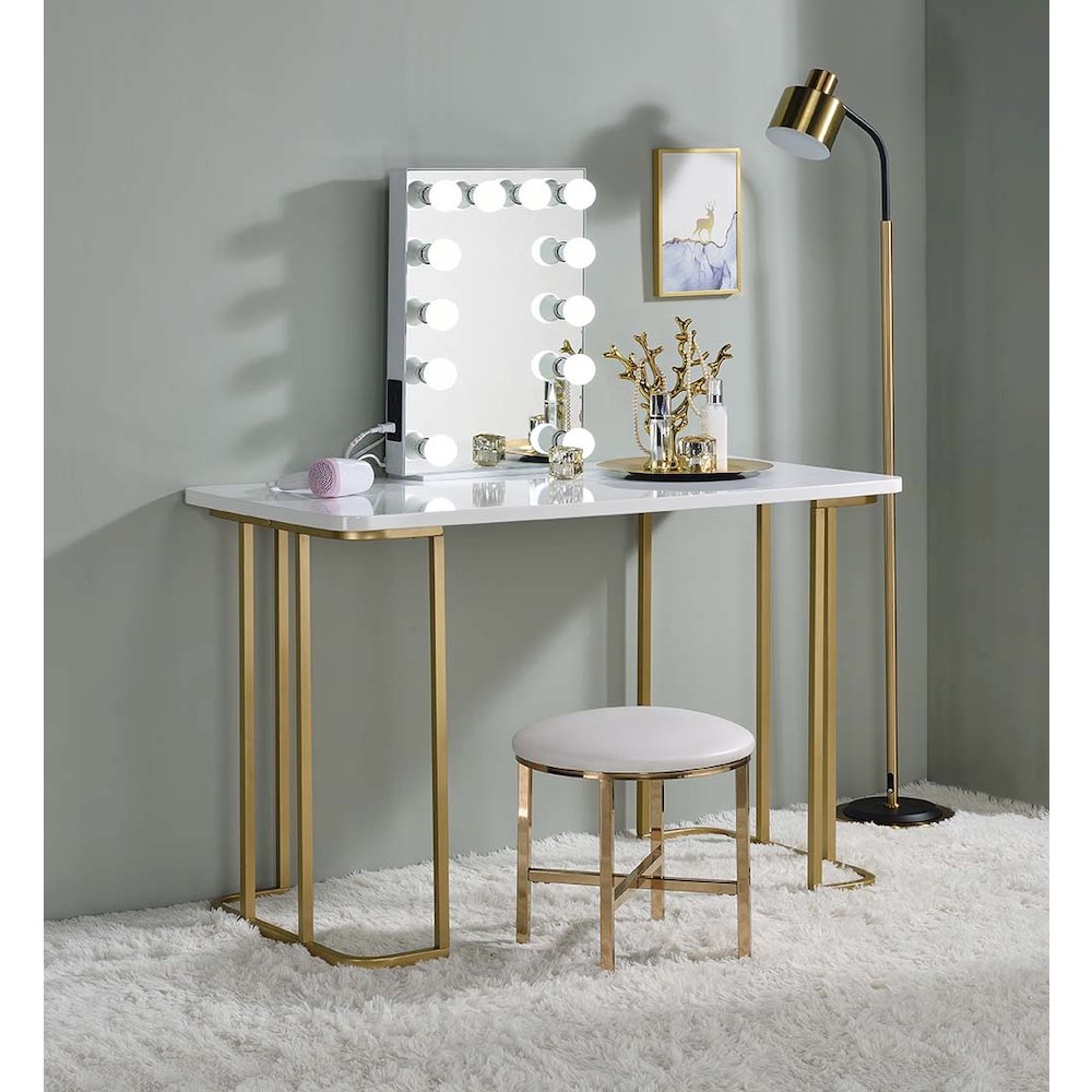 Asa Accent Mirror White. Picture 6