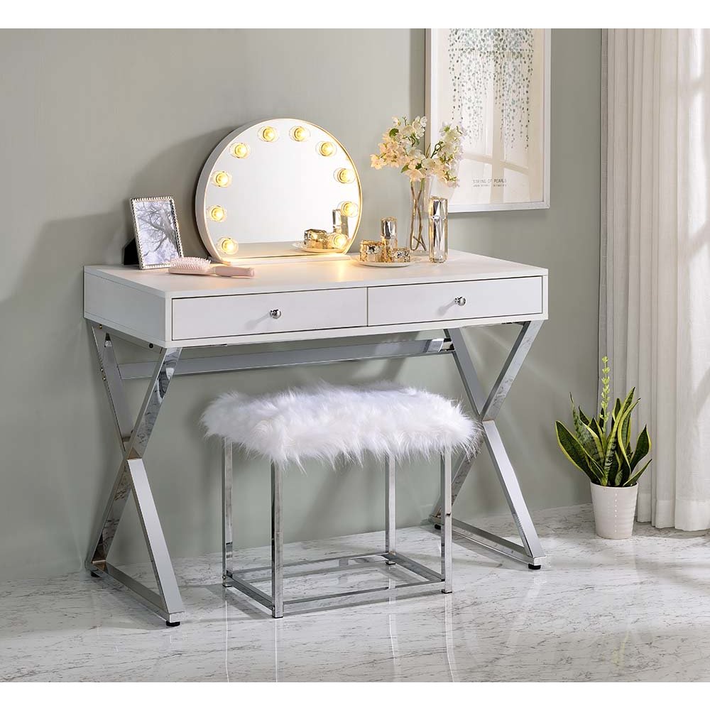 Alma Accent Mirror White. Picture 6
