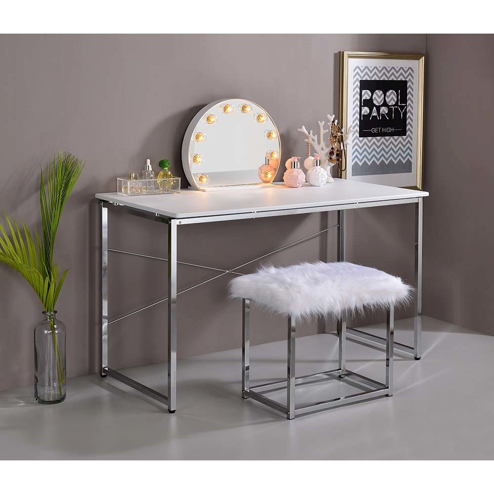 Alma Accent Mirror White. Picture 8