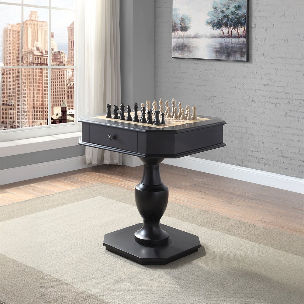 Galini Game Table Black. Picture 8
