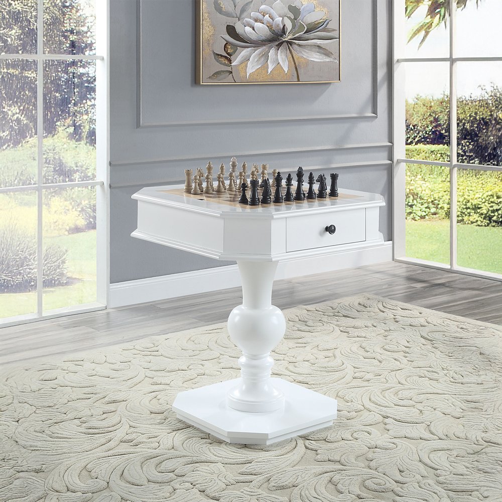 Galini Game Table White. Picture 9