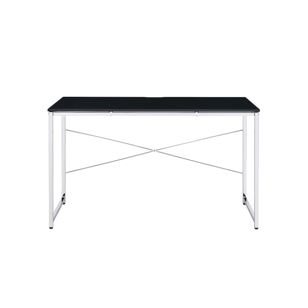 Tennos Vanity Desk(Same 93195) Black & Chrome. Picture 3