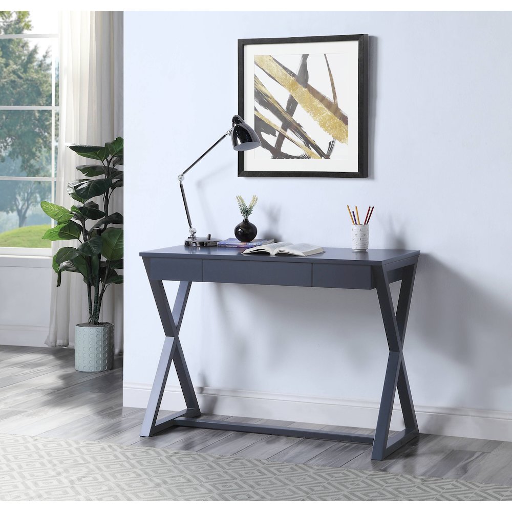 Nalo Console Table Charcoal. Picture 6