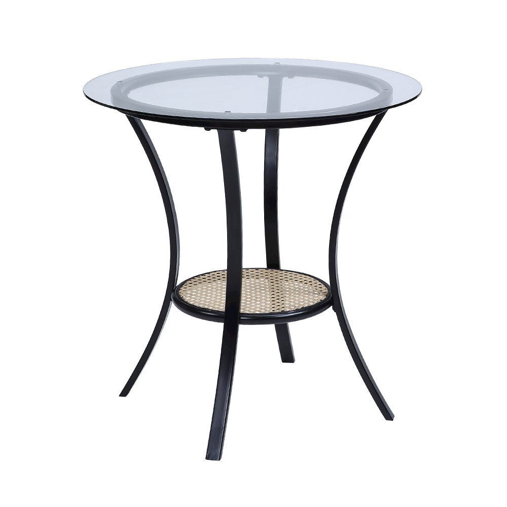 Colson 3 Pcs Table & Chairs Set Black. Picture 2