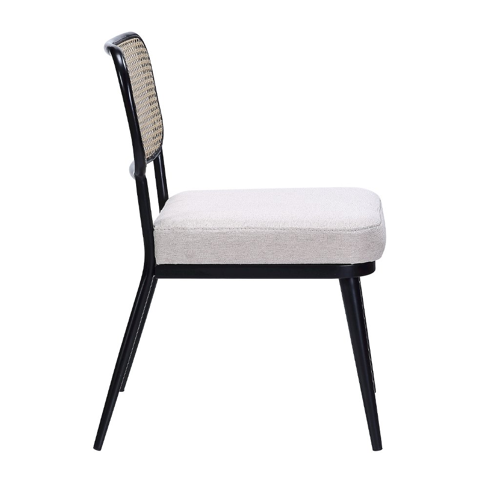 Colson 3 Pcs Table & Chairs Set Black. Picture 7