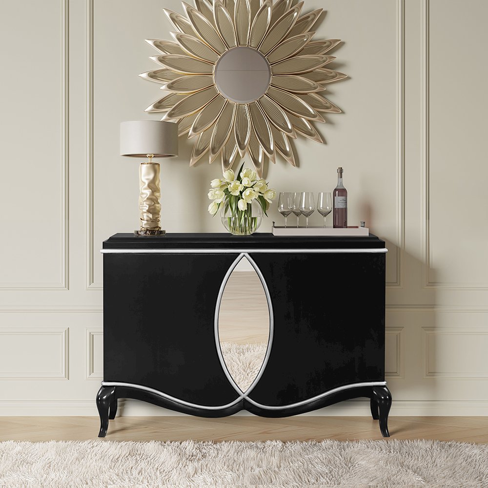 Ashor Console Cabinet Black. Picture 1