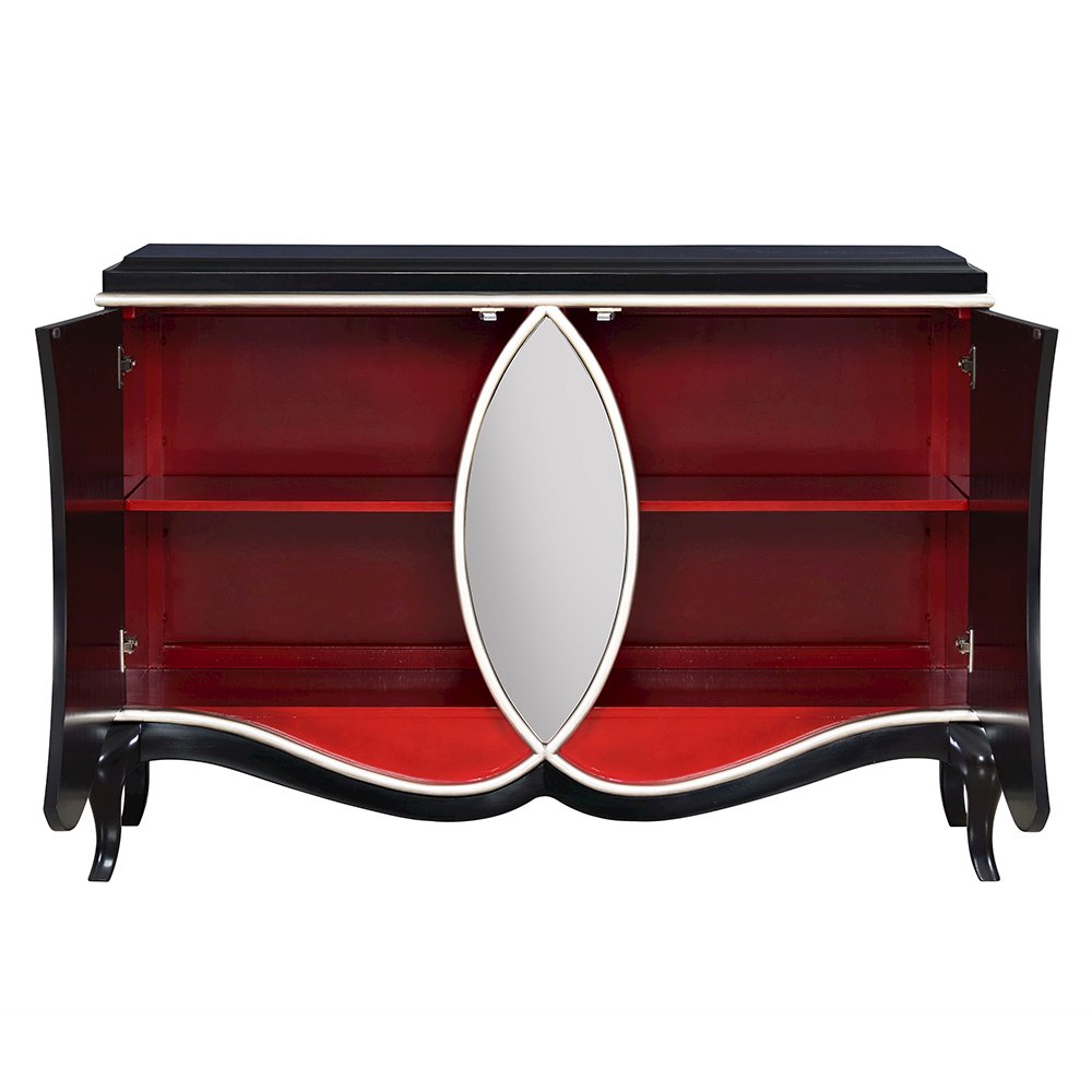 Ashor Console Cabinet Black. Picture 5
