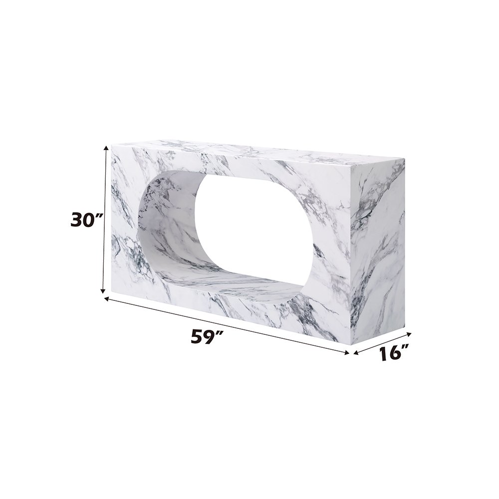 Fritzy Console Table Engineered Stone. Picture 6