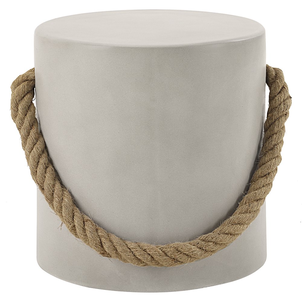 Gene Accent Table Natural Gray. Picture 2