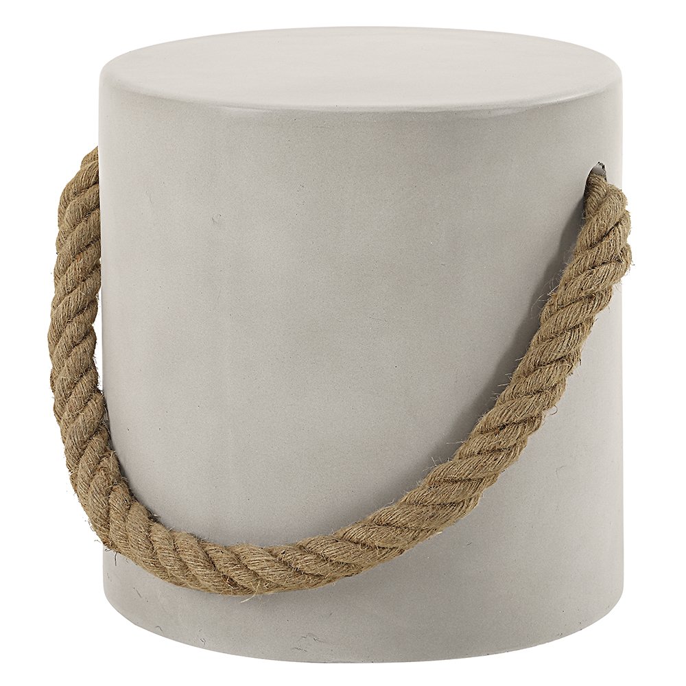 Gene Accent Table Natural Gray. Picture 3