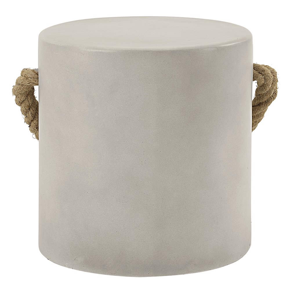 Gene Accent Table Natural Gray. Picture 5