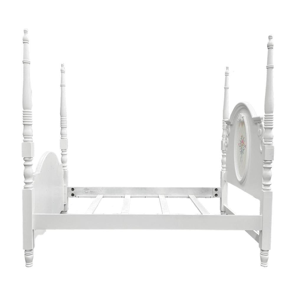 Flora Twin Bed (Poster) White. Picture 2