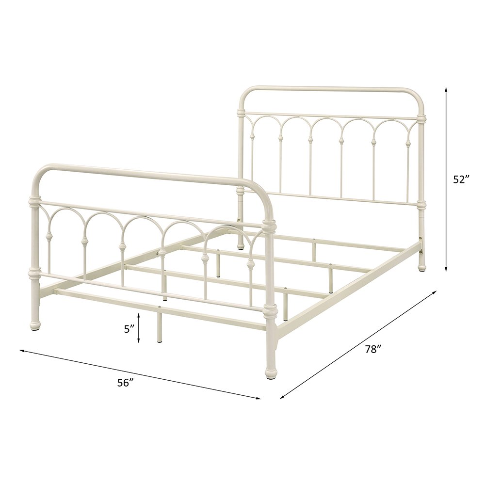 Citron Full Bed White. Picture 10