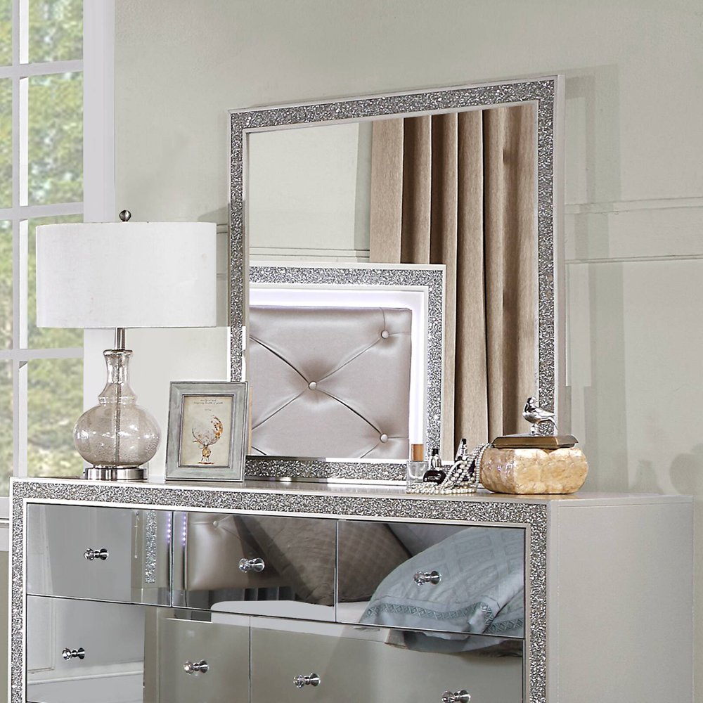 Sliverfluff Mirror Mirrored & Champagne. Picture 1