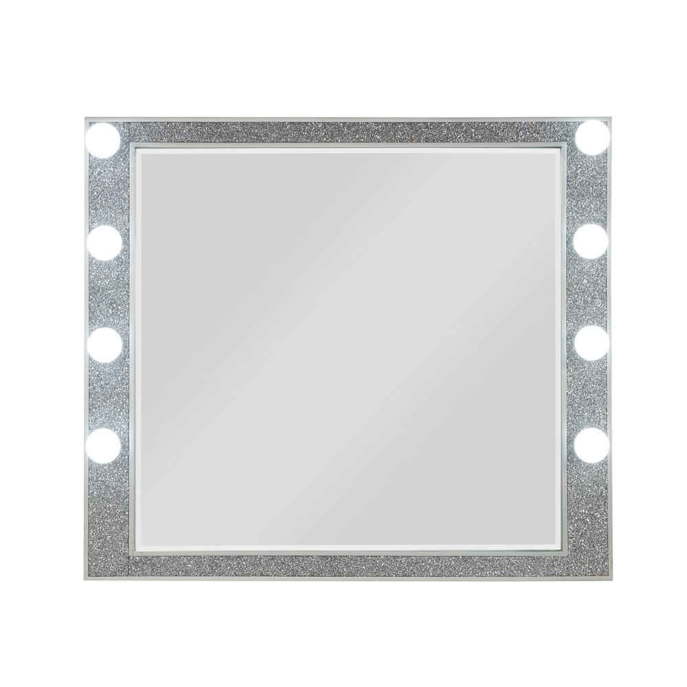 Sliverfluff Mirror w/Light Mirrored & Champagne. Picture 2