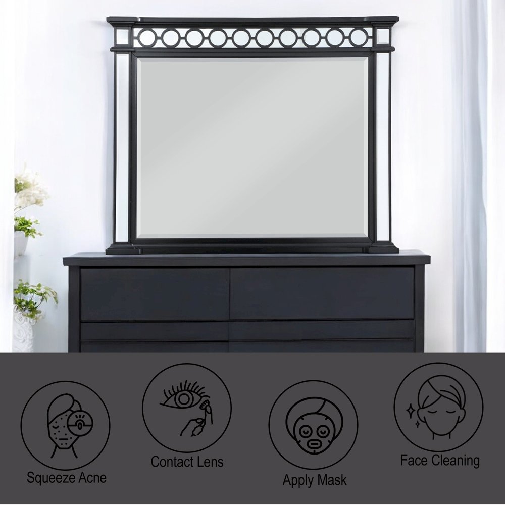 Varian II Mirror Mirrored, Black & Silver. Picture 5
