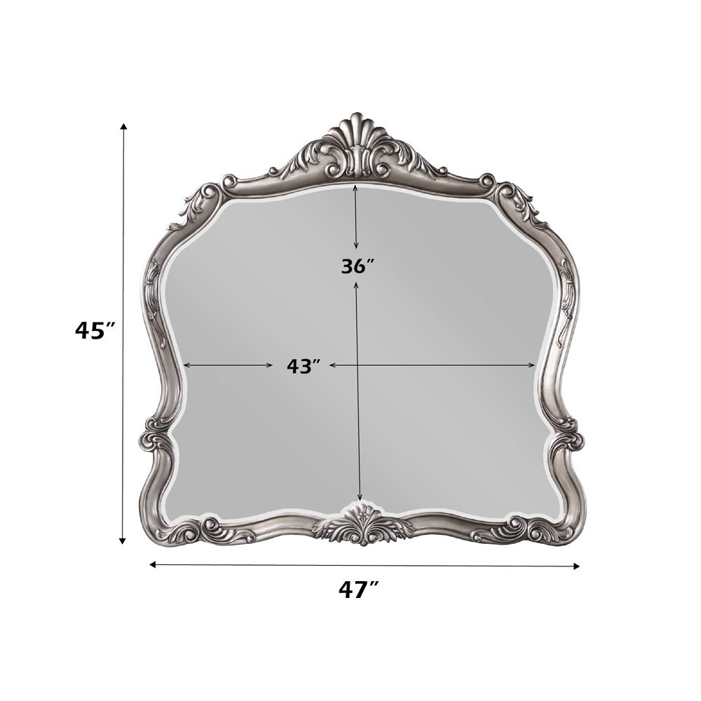 Ariadne Mirror Antique Platinum. Picture 7