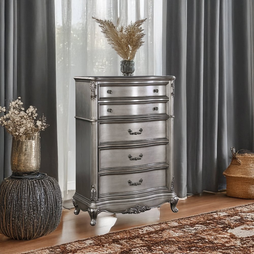 Ariadne Chest Antique Platinum. Picture 1