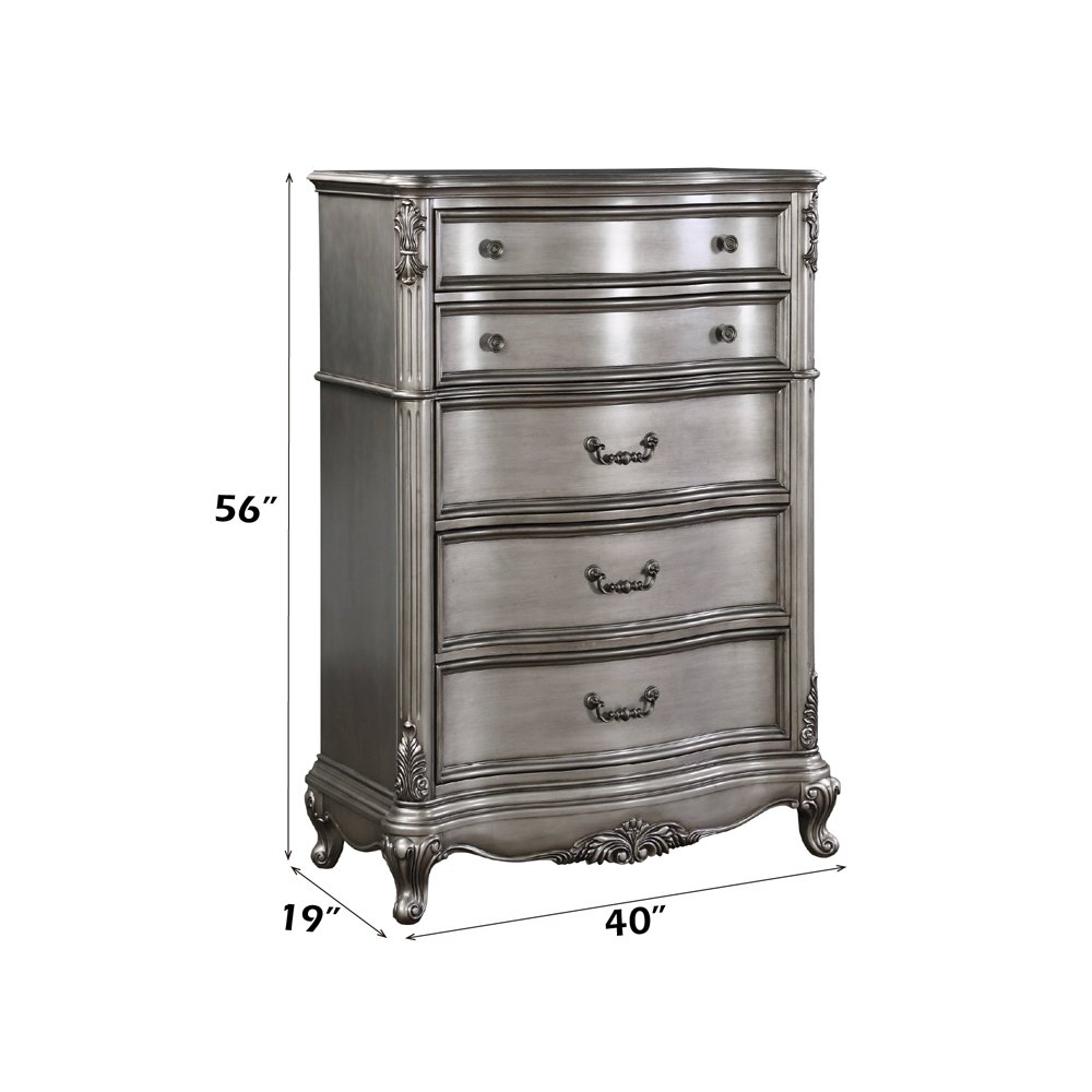 Ariadne Chest Antique Platinum. Picture 5