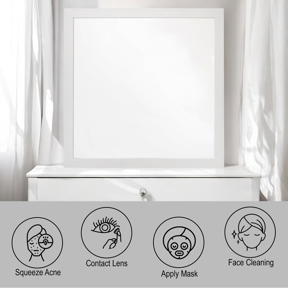 Casilda Mirror White. Picture 5