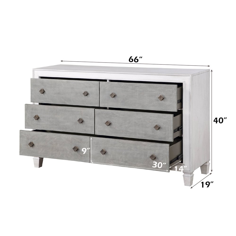 Katia Dresser Rustic Gray & Weathered White. Picture 5