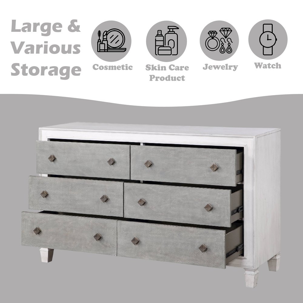 Katia Dresser Rustic Gray & Weathered White. Picture 6