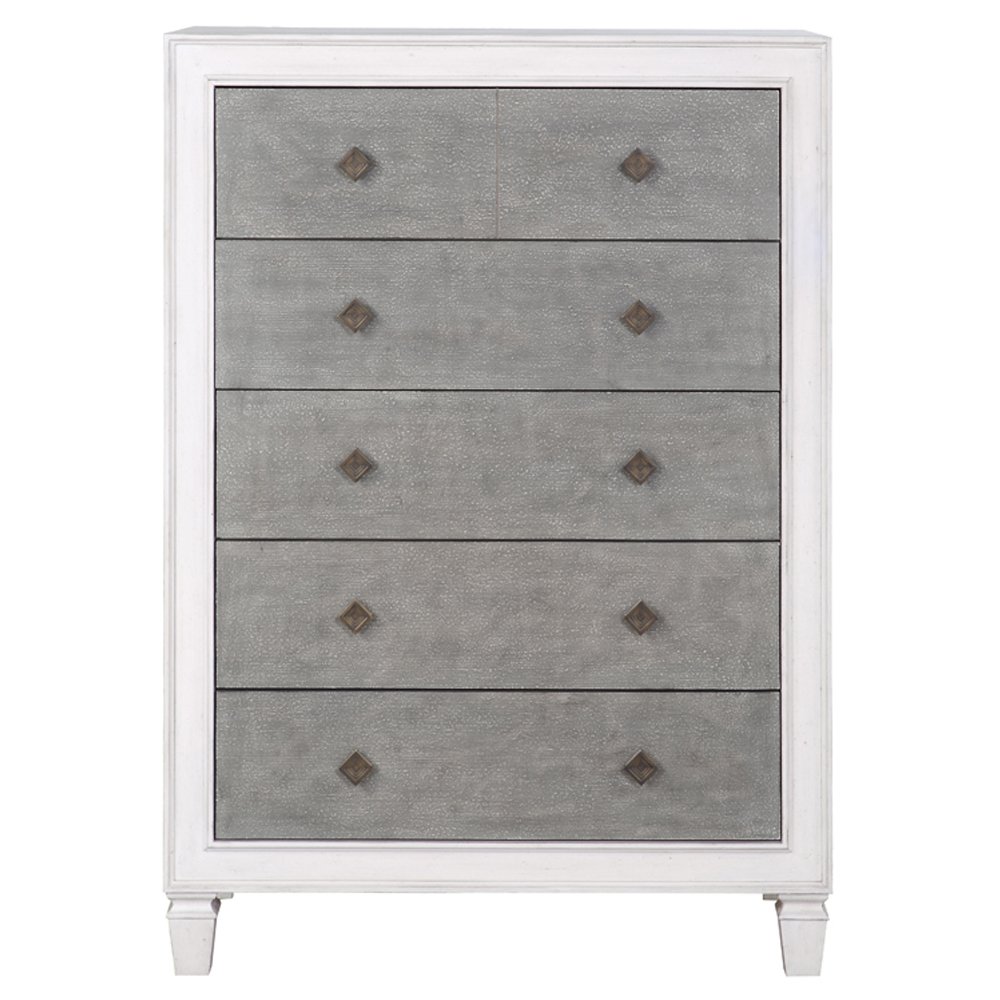 Katia Chest Rustic Gray & Weathered White. Picture 3